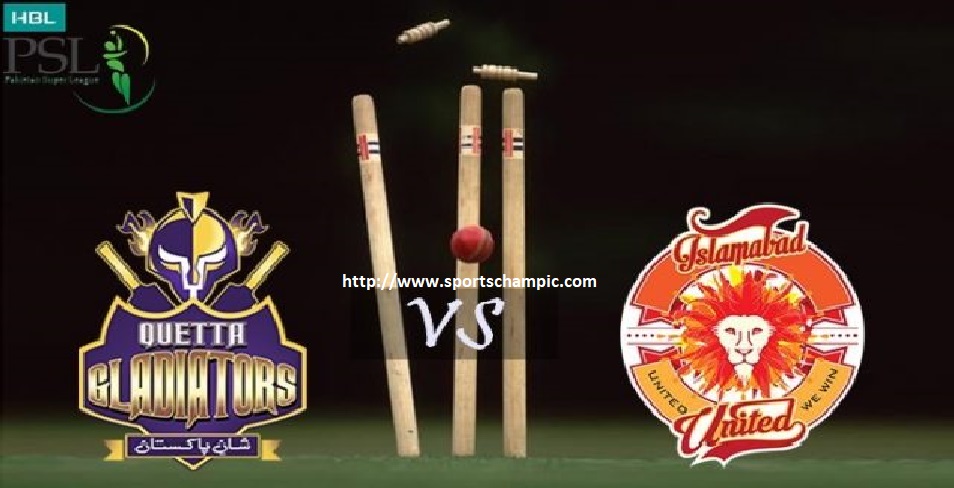 PSL 2018: Today Islamabad United take on Quetta Gladiators