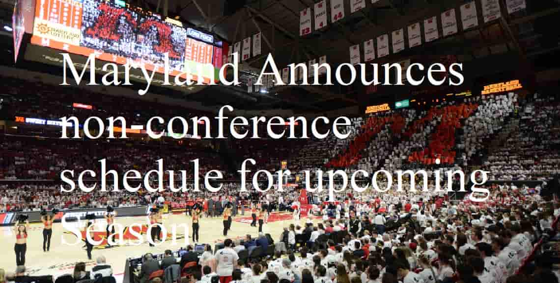 Maryland basketball schedule
