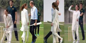 Prince William and Kate the Royal couple played Cricket in pakistan